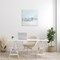 Stupell Industries Abstract Cloudy Landscape Blue Fog Canvas Wall Art